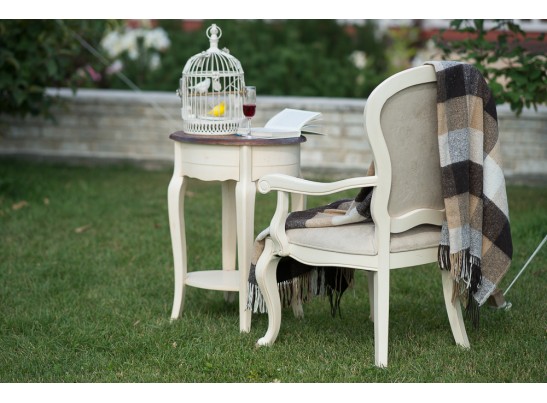 Полукресло ST9380 (белая карамель)