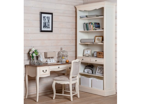 Стеллаж с двумя ящиками ТВ ST9329 (белая карамель)