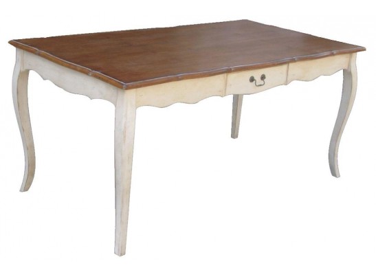 Обеденный стол раскладной (160-200) ST9337L (белая карамель)