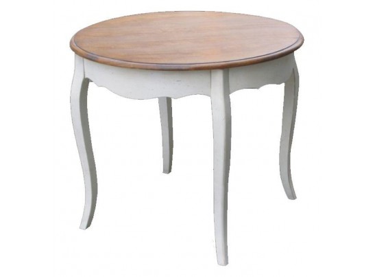 Круглый обеденный стол (малый) ST9352S (белая карамель)