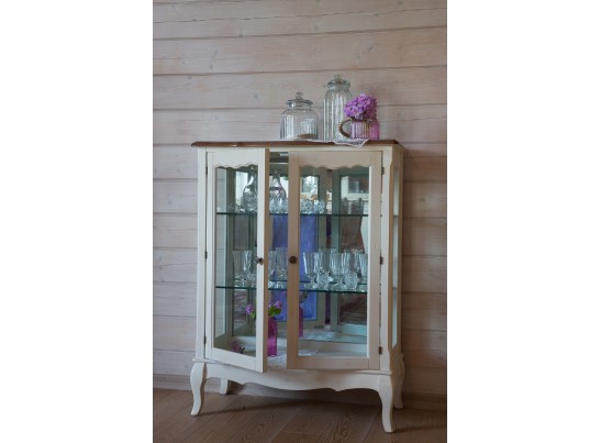 Витрина (двойная) ST9318 (белая карамель)