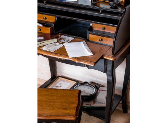 Табурет с мягким сиденьем ST9113N (черный сапфир)