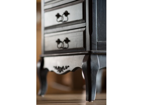 Комод высокий ST9114N (черный сапфир)