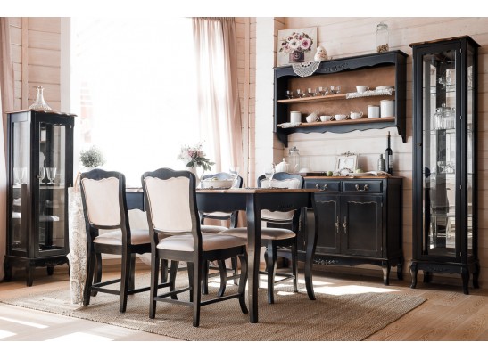 Стул с мягким сиденьем ST9107N (черный сапфир)