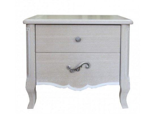 Тумба прикроватная Лаура с двумя ящиками ММ-267-03