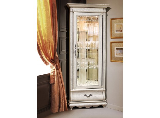 Шкаф с витриной Оскар угловой ММ-210-01У/01