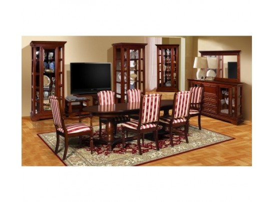 Шкаф с витриной Полонез ММ-174-01