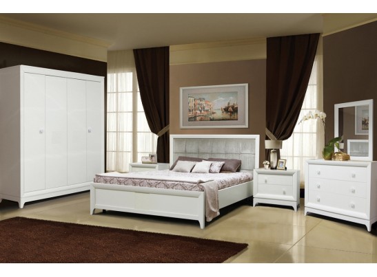 Кровать с мягкой спинкой Сабрина ММ-302-02/14Б