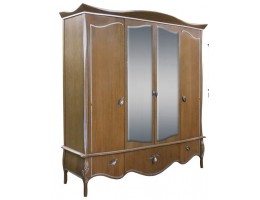 Шкаф для одежды Трио четырехдверный ММ-277-01/04