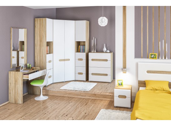 Тумба прикроватная Леонардо МН-026-06, белый