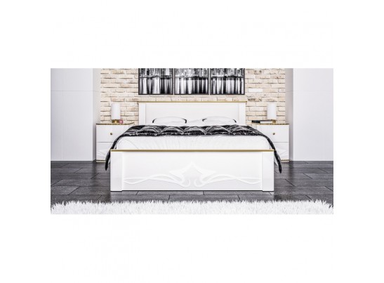 Спальный гарнитур Либерти МН-313, белый глянец