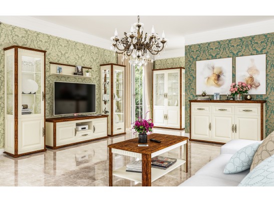 Шкаф-витрина Марсель МН-126-11/(1)