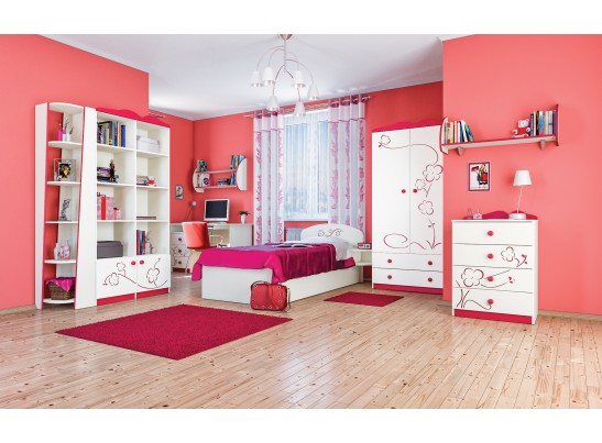 Стеллаж с полками Тедди Ш45-1ЛД1/Д0