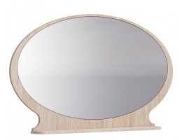 Зеркало овальное Василиса СП-001-08П, дуб белёный