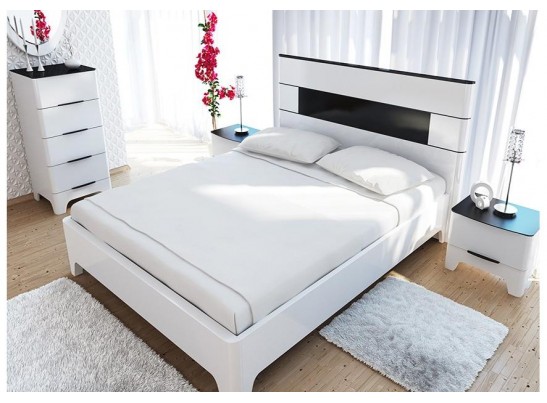 Комод высокий Верона МН-024-11, белый глянец