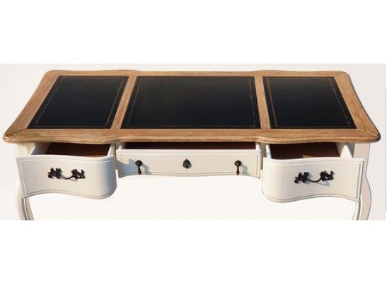 Стол письменный DF832 H03+S2-1, топ шато/белый