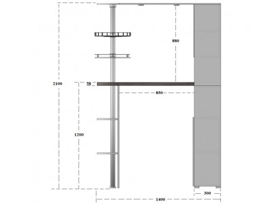Барная стойка 8002