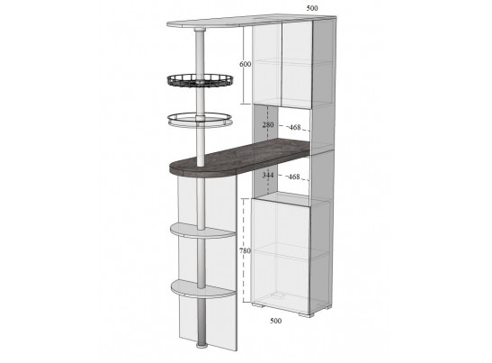 Барная стойка 8002