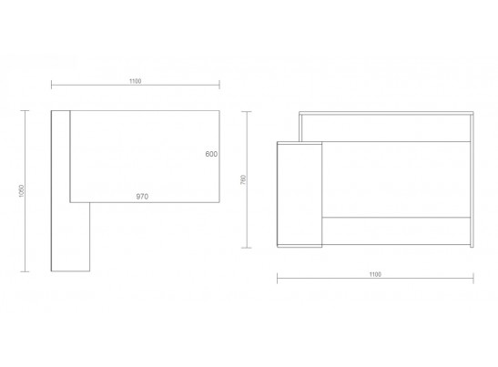 Стол компьютерный iWork 01