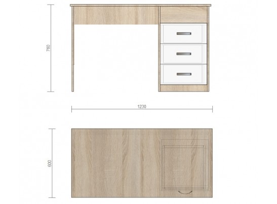 Стол письменный iWork 03