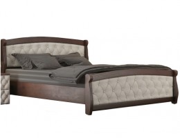 Кровать с мягким изголовьем МАГНАТ