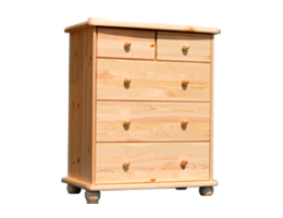Комод Биг-5 (массив сосны) 