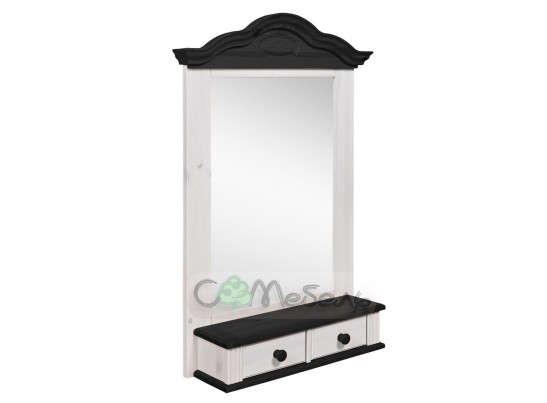 Полка-зеркало модель Синди (массив)