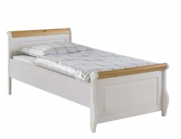 Кровать односпальная Мальта без ящика - 100х200 (массив) 