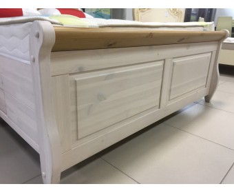 Кровать двуспальная Мальта М с ящиком - 160х200 (массив)