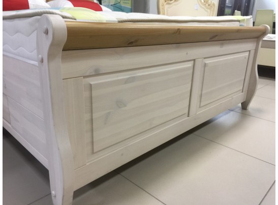 Кровать двуспальная Мальта с ящиком - 160х200 (массив)