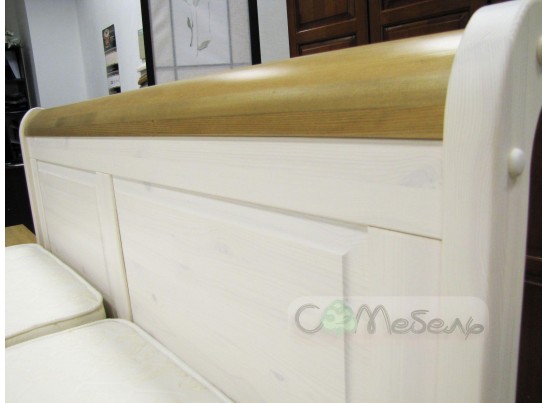 Кровать двуспальная Мальта М без ящика - 180х200 (массив)