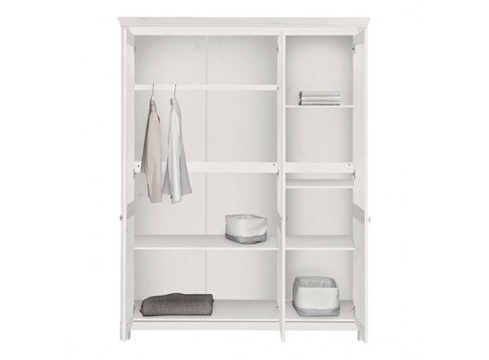 Шкаф для одежды "Рауна" 40 (белый воск УКВ)