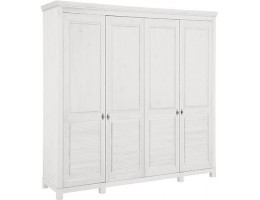 Шкаф для одежды "Рауна" 40 (белый воск УКВ)