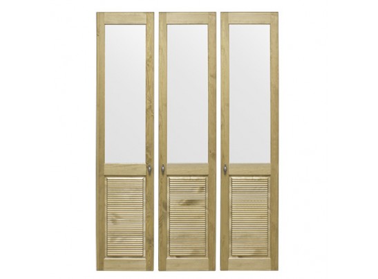 Комплект дверей к стеллажу Рауна-30 (бейц/масло)