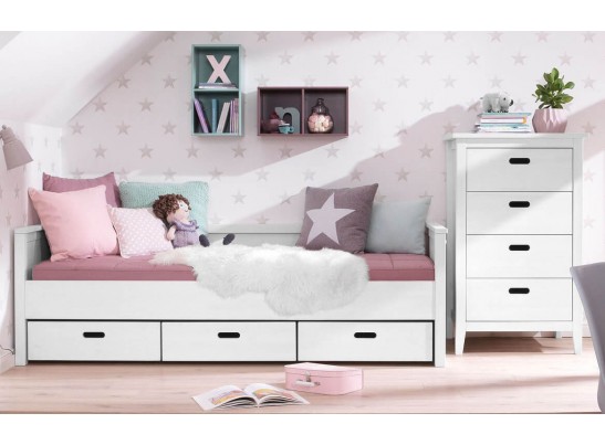 Комод узкий Сиело 77331, белый воск УКВ