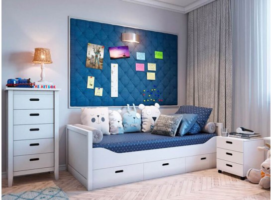 Комод узкий Сиело 77331, белый воск УКВ