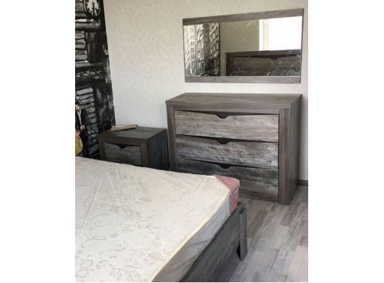 Кровать двуспальная Гарда, сосна