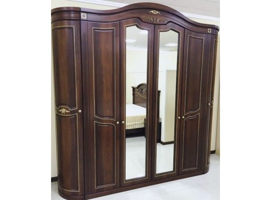 Спальный гарнитур Сорренто 1Д2 темный орех