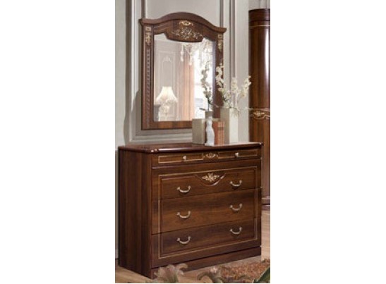 Спальный гарнитур Сорренто 1Д2 темный орех