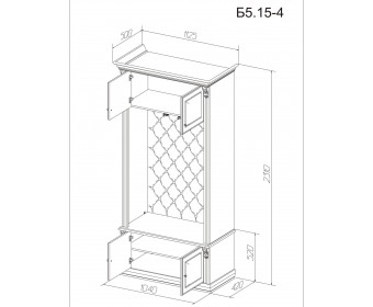 Прихожая Благо Б 5.15-4 