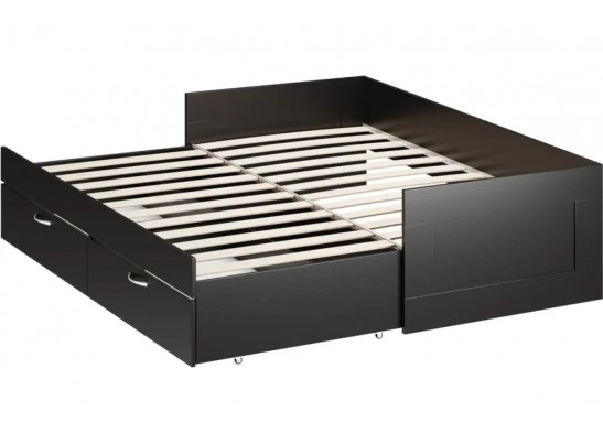 Кровать двуспальная раздвижная с ящиками СИРИУС в Ростове-на-Дону