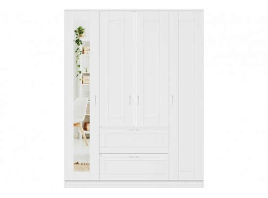 Шкаф 4 двери и 2 ящика с зеркалами СИРИУС 4 2.02.01.091.1 в Ростове-на-Дону