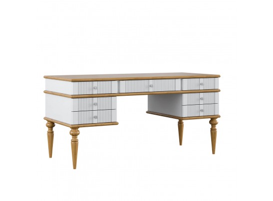 Стол письменный "Рандеву" 007 (белый, серый) в Ростове-на-Дону