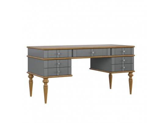 Стол письменный "Рандеву" 007 (белый, серый) в Ростове-на-Дону