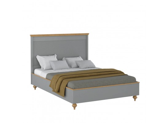 Кровать "Рандеву" 140 (белый, серый) в Ростове-на-Дону