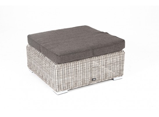 "Лунго" плетеная оттоманка с подушкой, цвет бежевый в Ростове-на-Дону