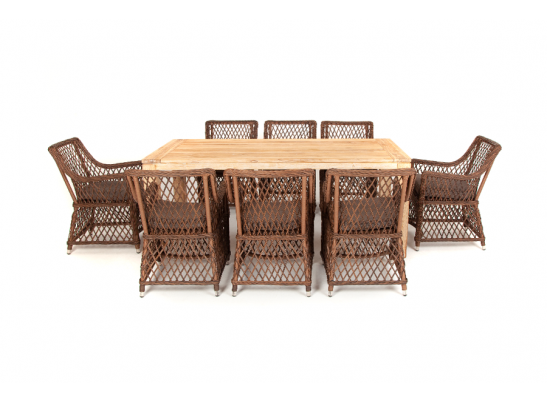 "Витория" обеденная группа плетеная, цвет коричневый в Ростове-на-Дону