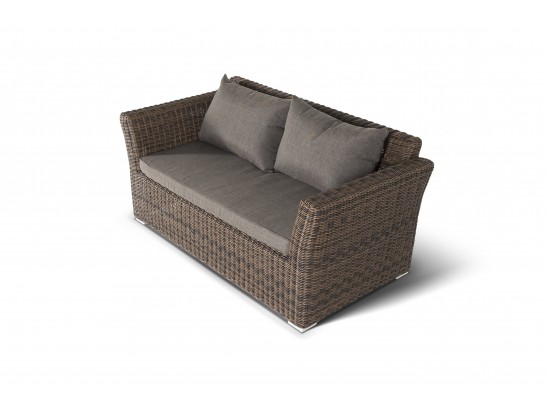 "Капучино Дабл" лаунж-зона из искусственного ротанга, цвет коричневый в Ростове-на-Дону