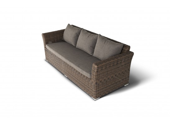 "Капучино Дабл" лаунж-зона из искусственного ротанга, цвет коричневый в Ростове-на-Дону