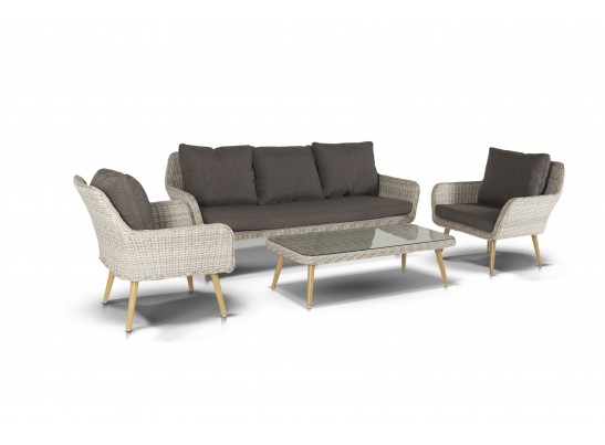 "Прованс" лаунж-зона плетеная из искусственного ротанга, цвет бежевый в Ростове-на-Дону